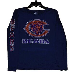 Bears rhinestone navy RN long sleeve shirt XS S M L XL…